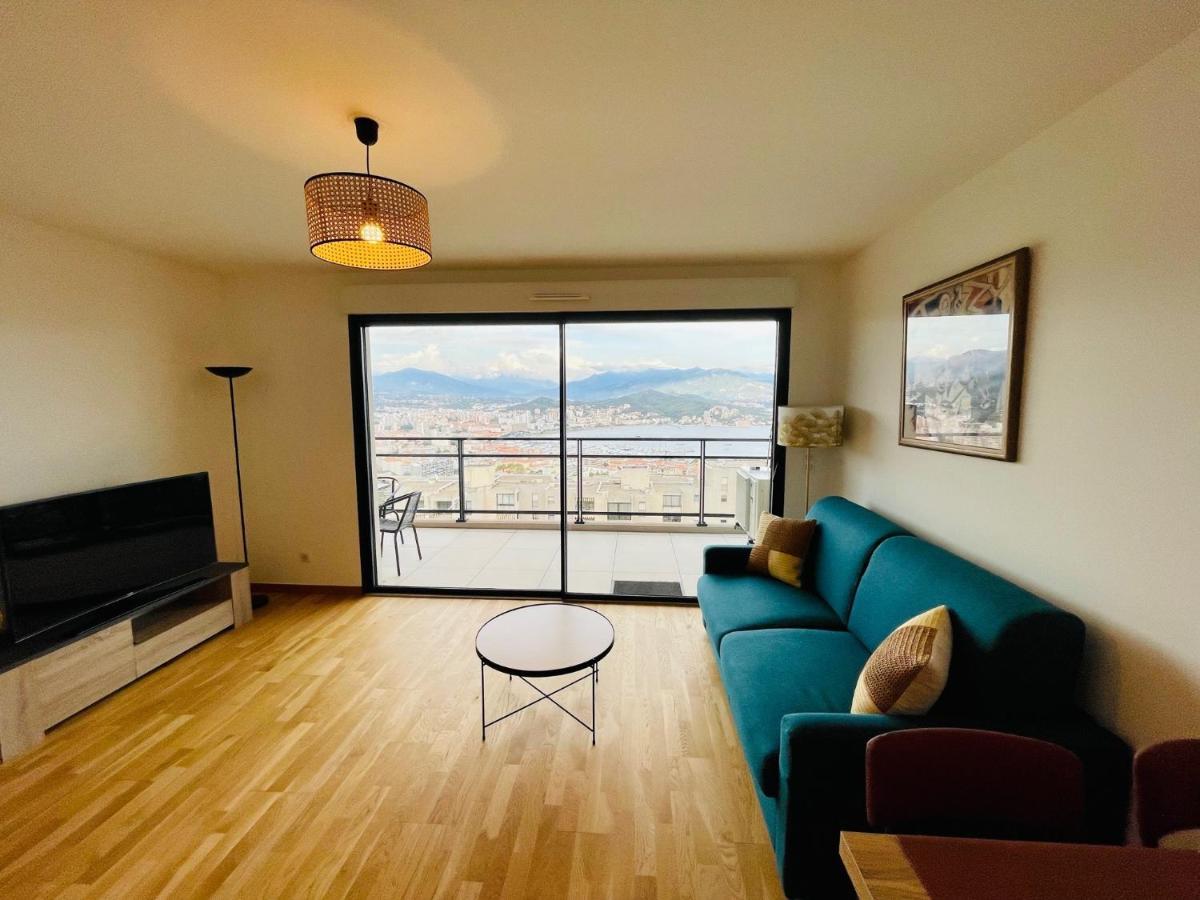 Ajaccio T2 Grand Standing Neuf Vue Mer Centre-Ville & Plages Buitenkant foto