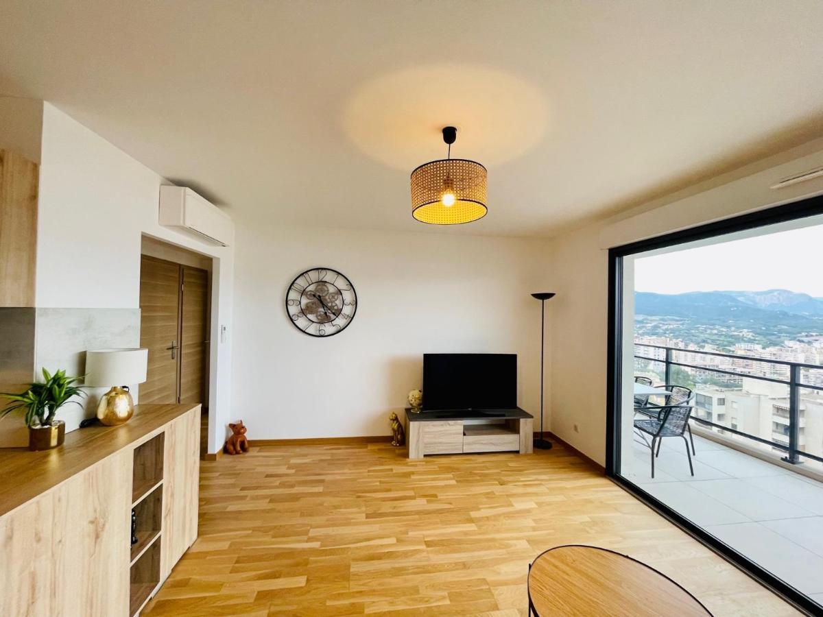Ajaccio T2 Grand Standing Neuf Vue Mer Centre-Ville & Plages Buitenkant foto